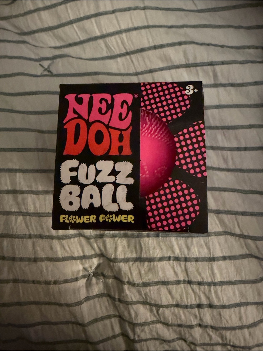 Needoh Fuzz ball New in Box/Pink